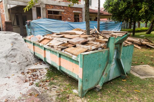 Commercial waste removal in action